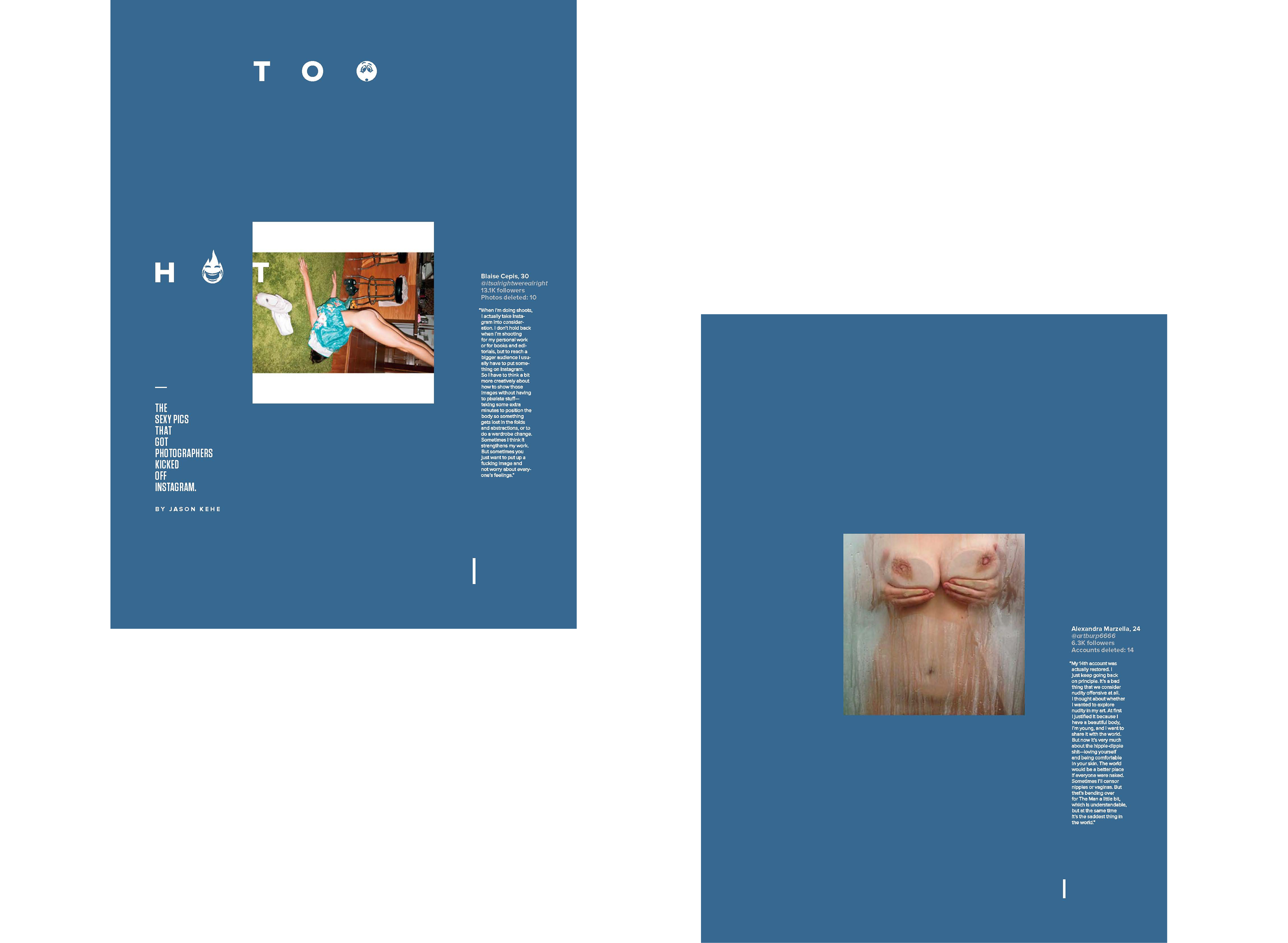 Spread from WIRED magazine sex issue